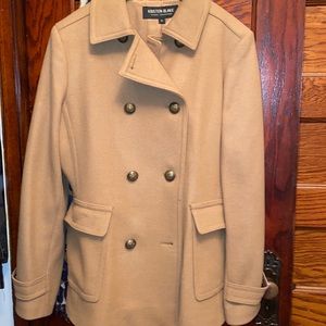 💎EUC💎Kristen Blake Cognac Pea Coat